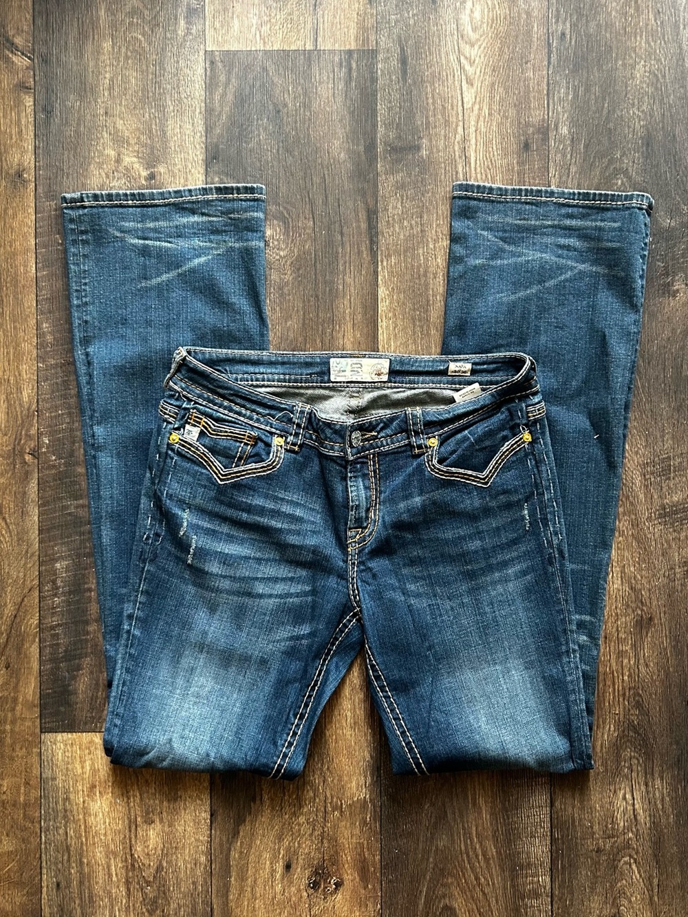 Embroidered Bootcut Jeans